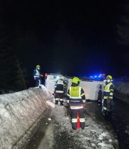erkehrsunfall Villacher Alpenstrasse. 1 Person verletzt